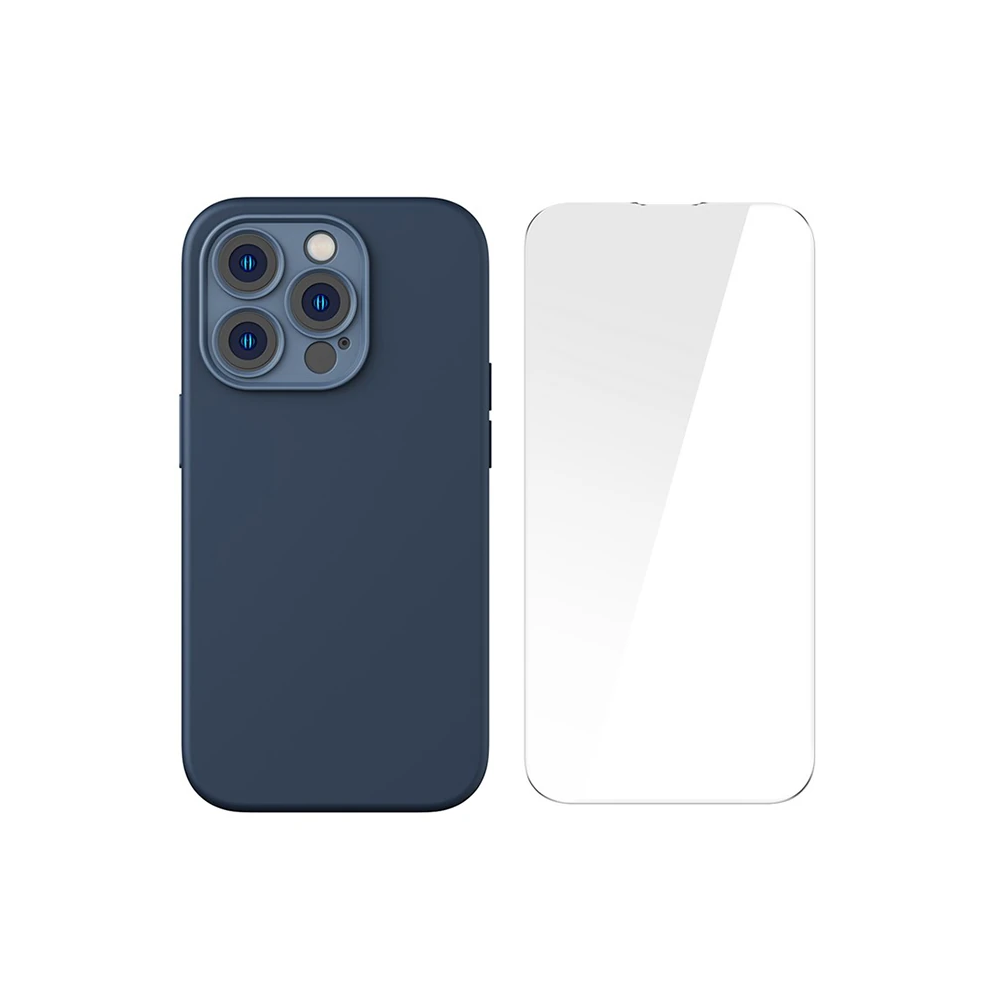Baseus Liquid Silica Gel iPhone 14 Pro 6.1 Magsafe Silikon Kılıf + Tem