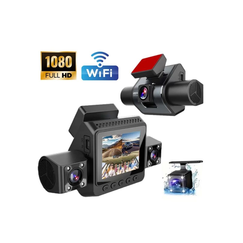 Araç İçi Güvenlik Kamerası 4 Lensli Full HD Kayıt Destekli Sistem