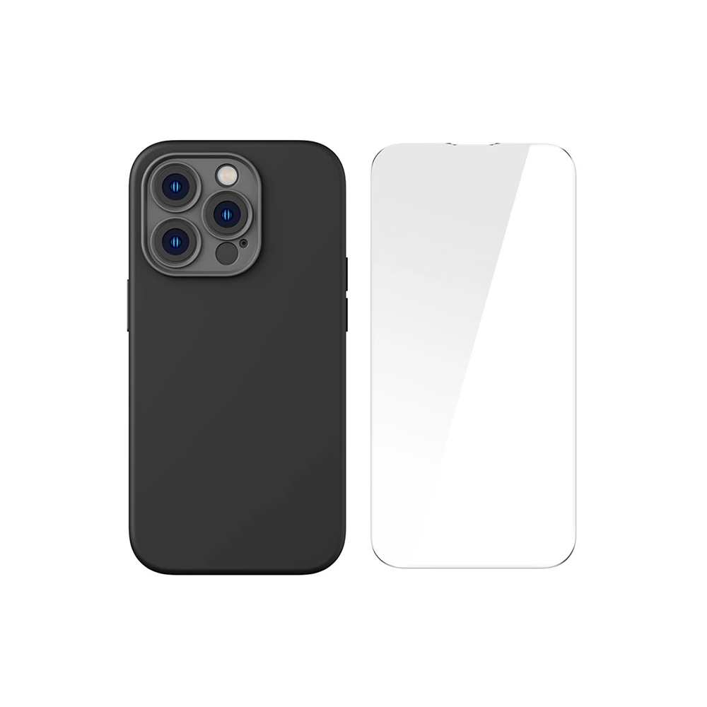 Baseus Liquid Silica Gel iPhone 14 Pro 6.1 Magsafe Silikon Kılıf + Tem