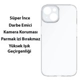 Baseus Simple Case iPhone 14 Plus 6.7 Kamera Korumalı İnce Silikon Şef