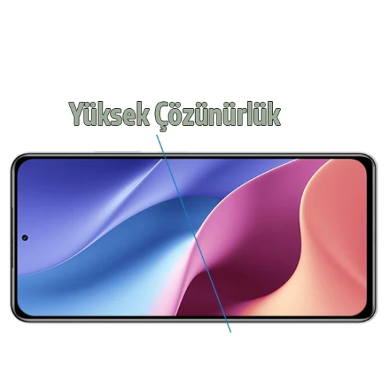Xiaomi Redmi K40/K40 Pro Full Glue Tam Kaplama Ekran Koruyucu
