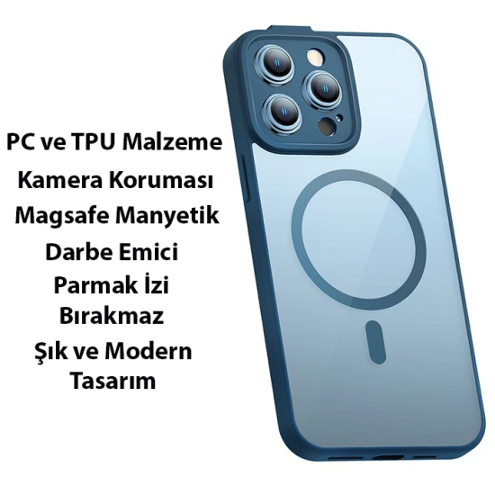 Baseus Frame Series iPhone 14 Pro Max 6.7 Kamera Koruyuculu Magsafe Kı