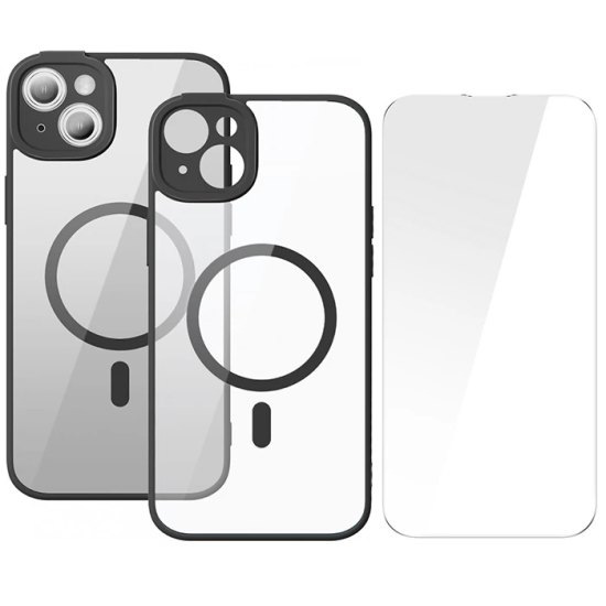 Baseus Frame Series iPhone 14 6.1 Kamera Koruyuculu Magsafe Kılıf + Te