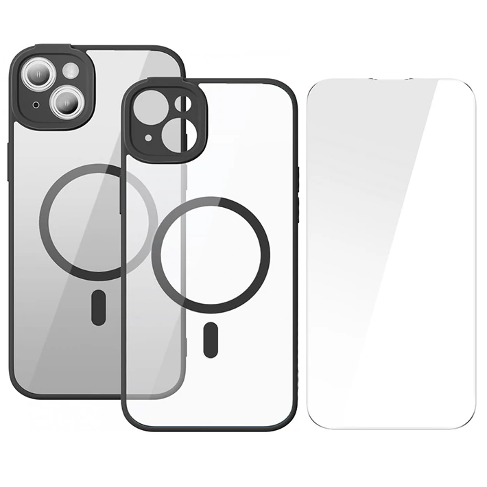 Baseus Frame Series iPhone 14 6.1 Kamera Koruyuculu Magsafe Kılıf + Te