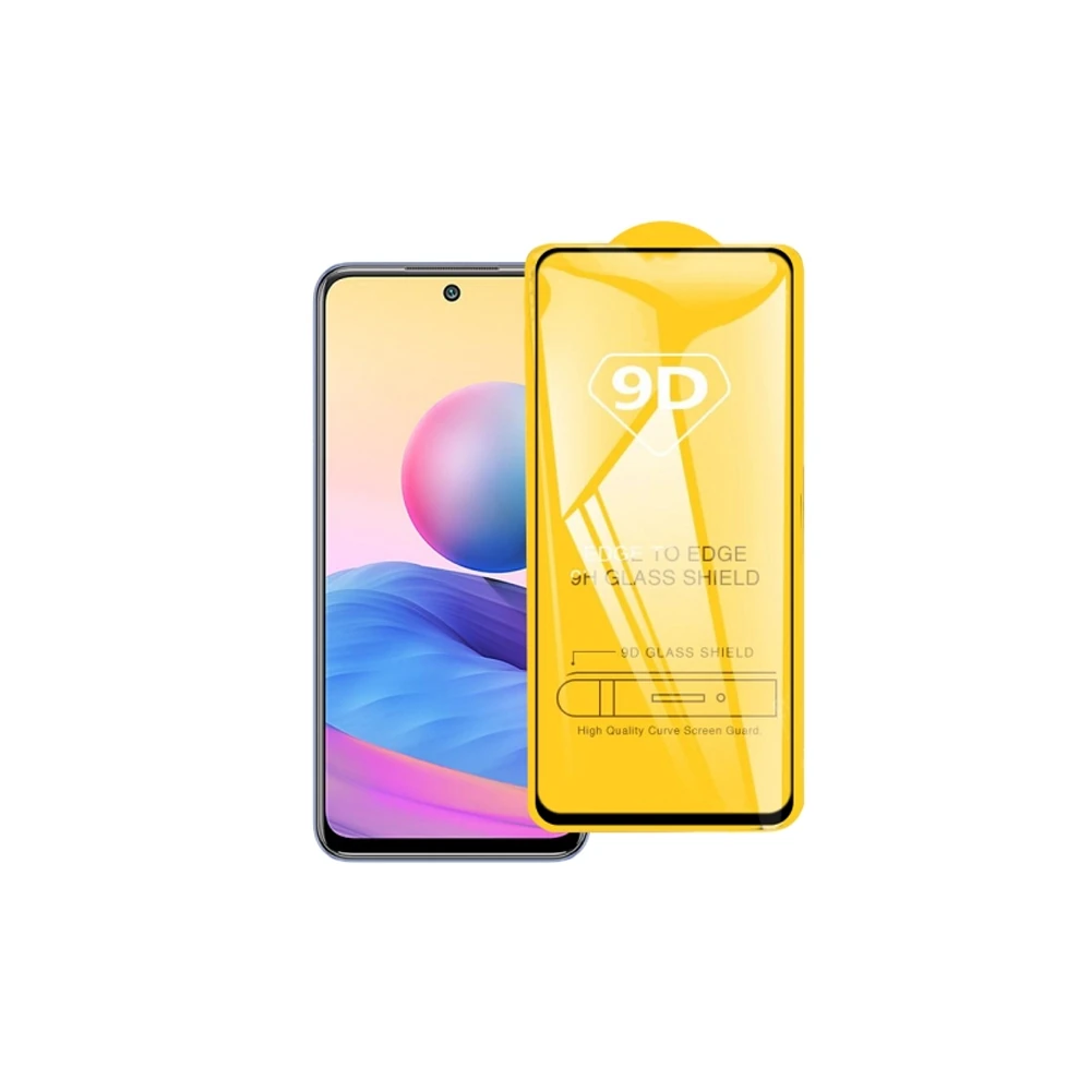 Xiaomi Redmi Note 10 9D Full Glue Full Kaplama Tempered Cam Ekran Koru