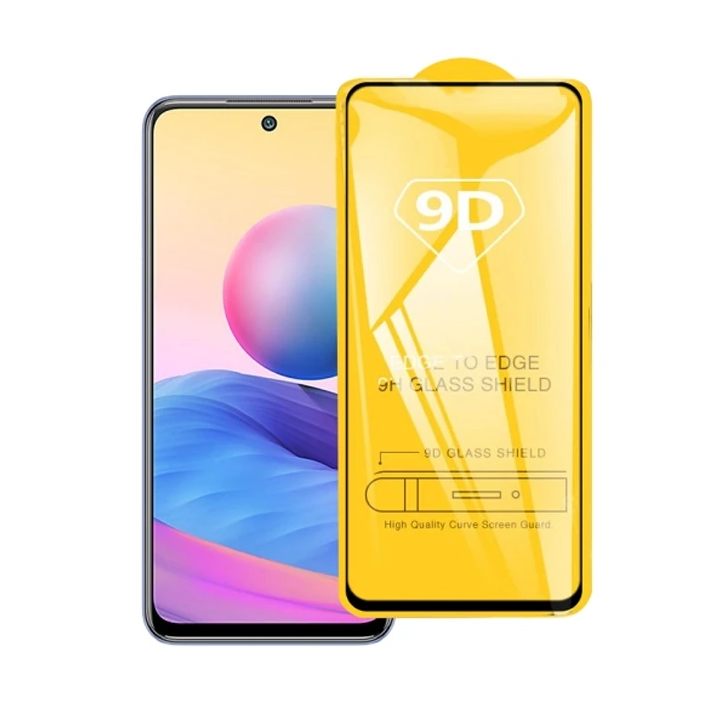 Xiaomi Redmi Note 10 9D Full Glue Full Kaplama Tempered Cam Ekran Koru