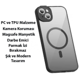Baseus Frame Series iPhone 14 6.1 Kamera Koruyuculu Magsafe Kılıf + Te