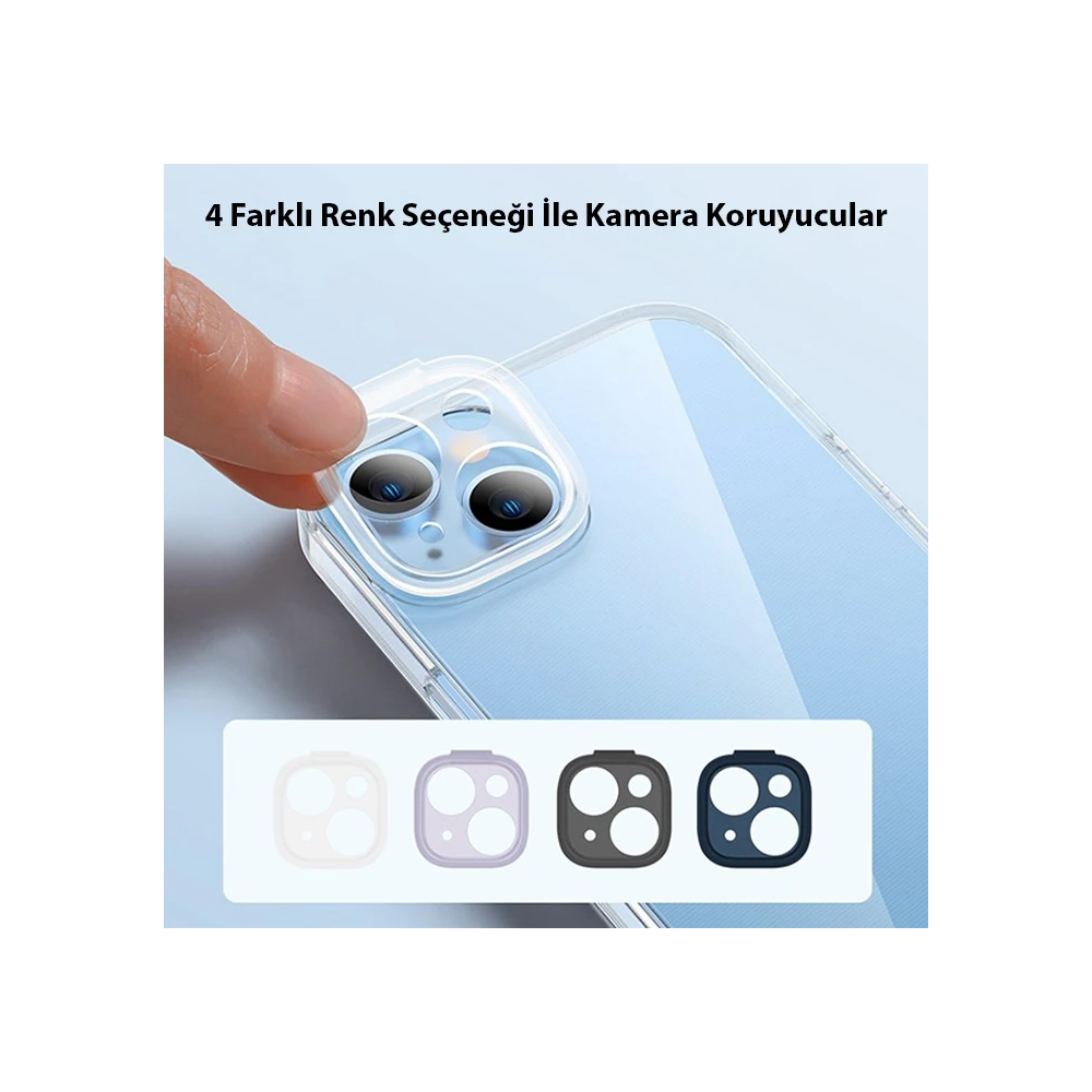 Baseus Illusion Series iPhone 14 Plus 6.7 Silikon Kılıf + Tempered Ekr