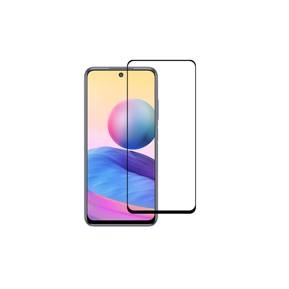 Xiaomi Redmi Note 10 Full Glue Full Kaplama Tempered Cam Ekran Koruyuc