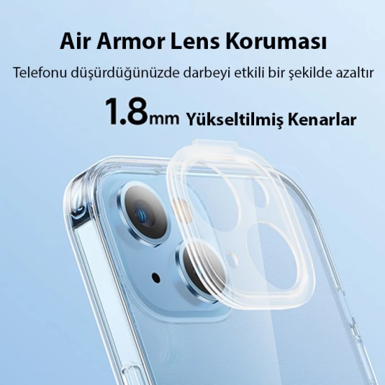 Baseus Illusion Series iPhone 14 Plus 6.7 Silikon Kılıf + Tempered Ekr
