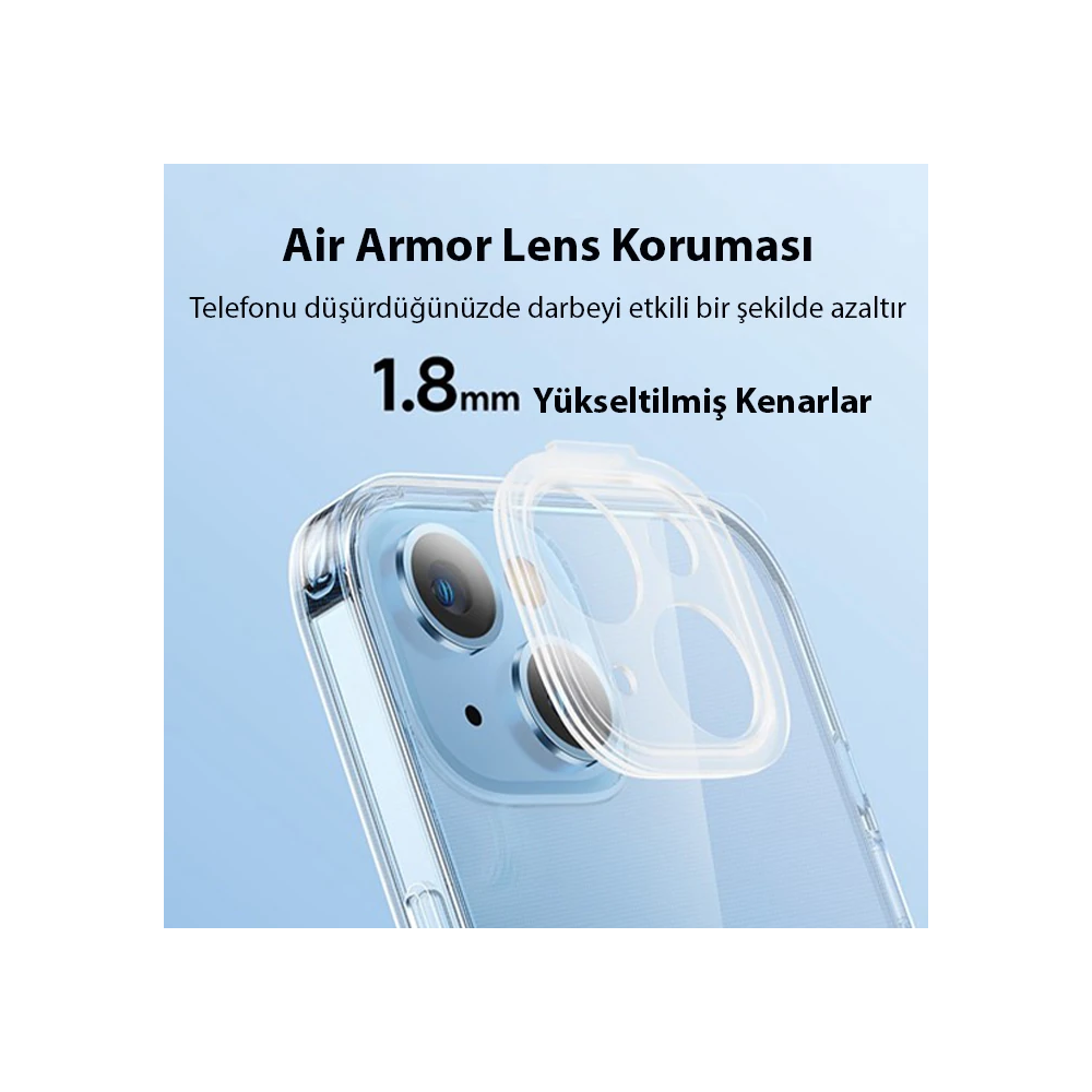 Baseus Illusion Series iPhone 14 Plus 6.7 Silikon Kılıf + Tempered Ekr