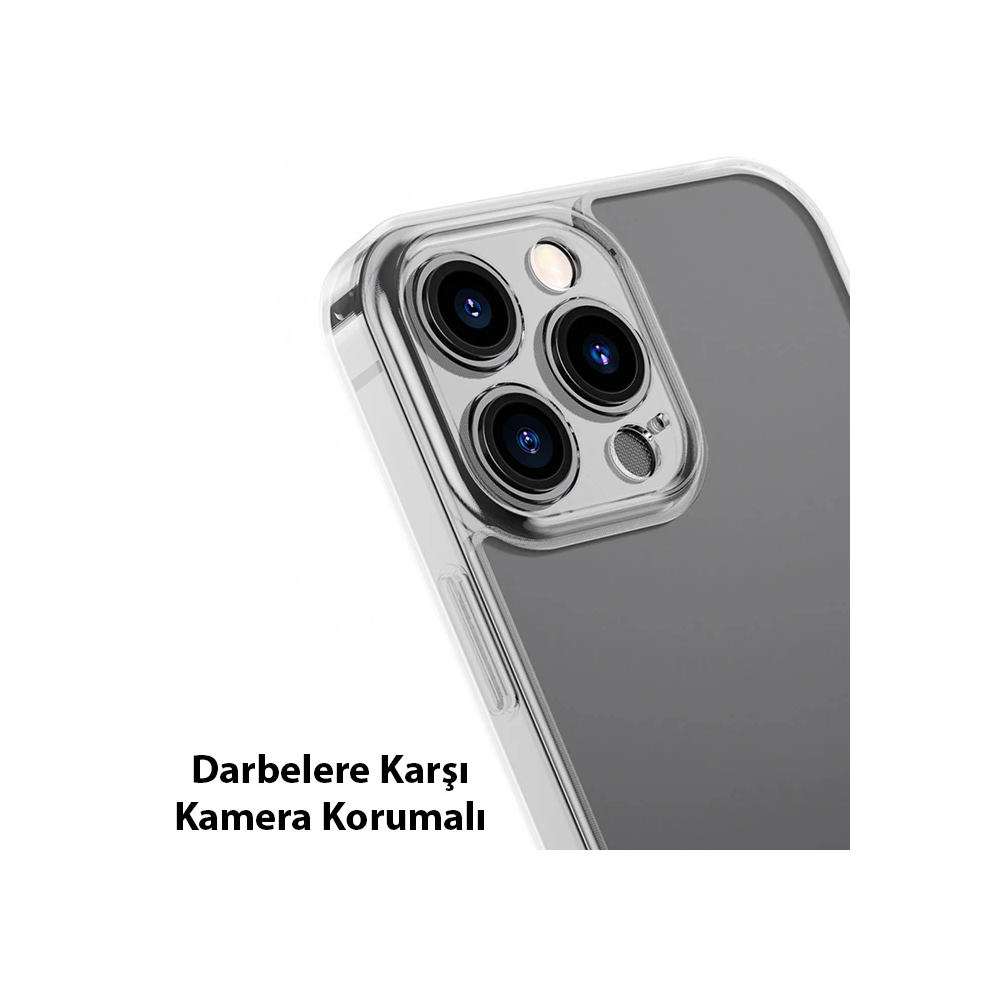 Baseus Frosted Glass iPhone 13 Pro 6.1inch Shockproof Koruyucu Kılıf