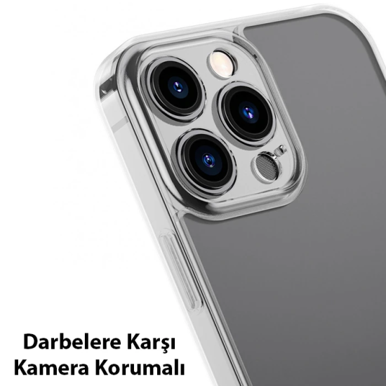 Baseus Frosted Glass iPhone 13 Pro Max 6.7inch Shockproof Koruyucu Kıl