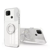 ALLY Xiaomi Redmi 9C Kılıf Sürgülü Kamera Lens Korumalı Yüzük Standlı 