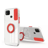ALLY Xiaomi Redmi 9C Kılıf Sürgülü Kamera Lens Korumalı Yüzük Standlı 