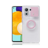 Ally Xiaomi Mi 11 Pro Kılıf Sürgülü Kamera Lens Korumalı Yüzük Standlı