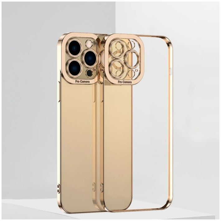 ALLY Fashion Series iPhone 12 Pro Kılıf Renkli Kenar Lazer Çerçeveli S