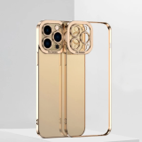 ALLY Fashion Series iPhone 12 Pro Kılıf Renkli Kenar Lazer Çerçeveli S