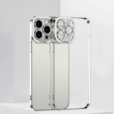ALLY Fashion Series iPhone 12 Pro Kılıf Renkli Kenar Lazer Çerçeveli S