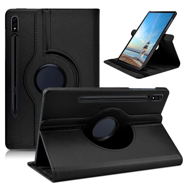 SM GalaxyTab S7 2020 12.4 (T970-T975-T976) 360 Derece Döner Standlı Kı