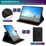 SM Galaxy Tab S8 Plus 2022 12.4 (X800-X806) 360 Derece Döner Standlı K