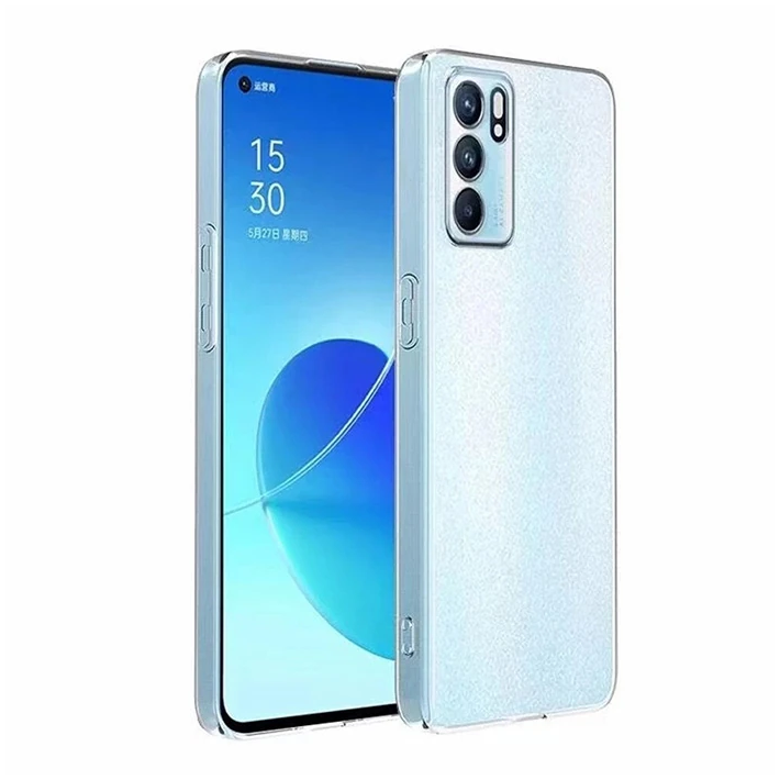 OPPO Reno 7 5G FIND X5 Kılıf Kamera Korumalı Ultra İnce Şeffaf Silikon