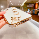 Ally iPhone 13 Mini 5.4inç Kılıf Kalp Bileklik Tutuculu Lüx Silikon As