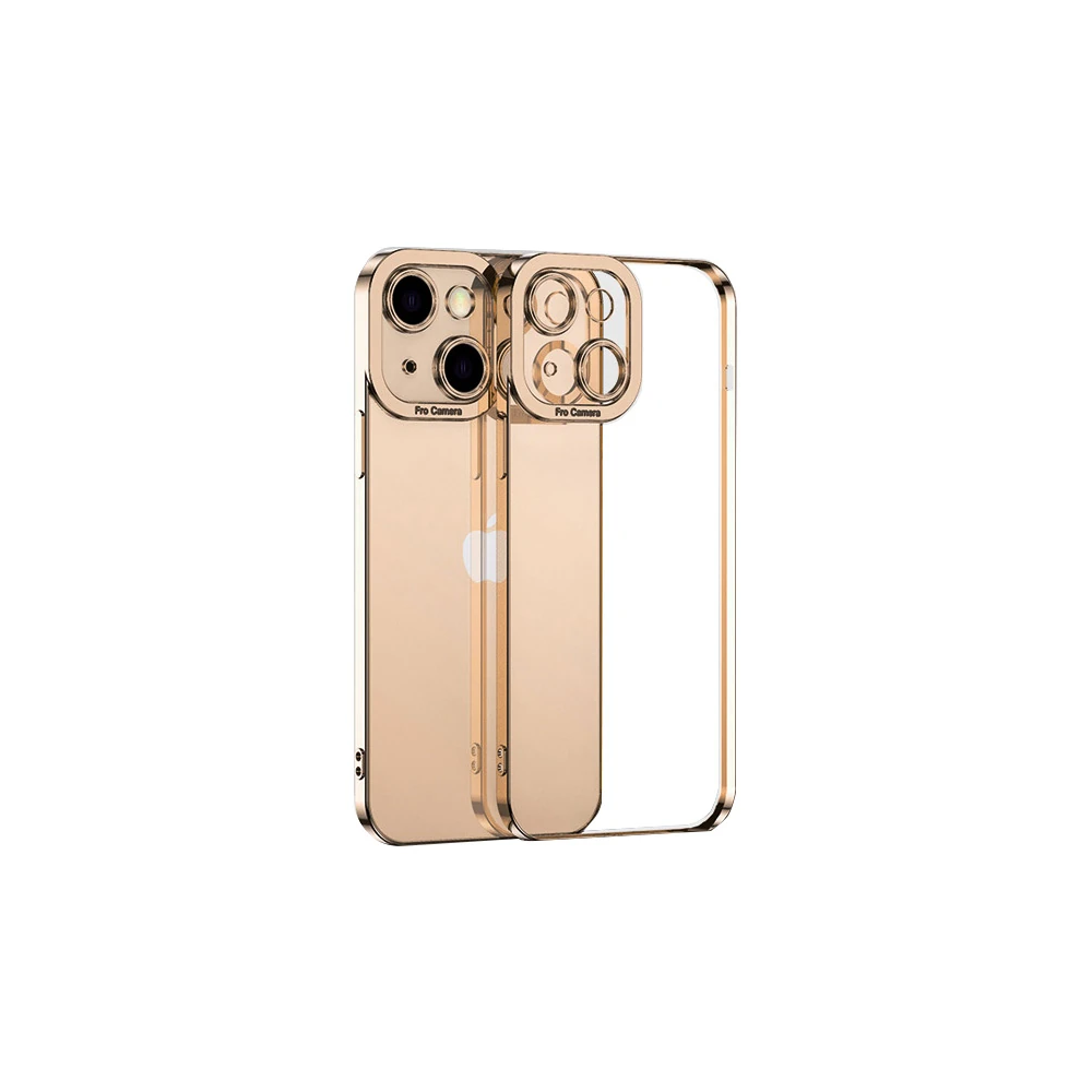 ALLY Fashion Series iPhone 13 Mini 5.4inç Kılıf Renkli Kenar Lazer Çer