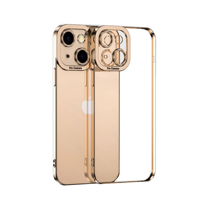 ALLY Fashion Series iPhone 13 Mini 5.4inç Kılıf Renkli Kenar Lazer Çer