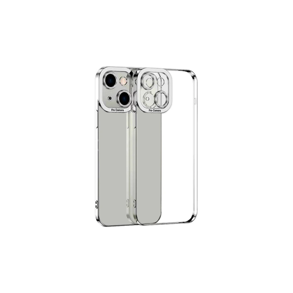ALLY Fashion Series iPhone 13 Mini 5.4inç Kılıf Renkli Kenar Lazer Çer
