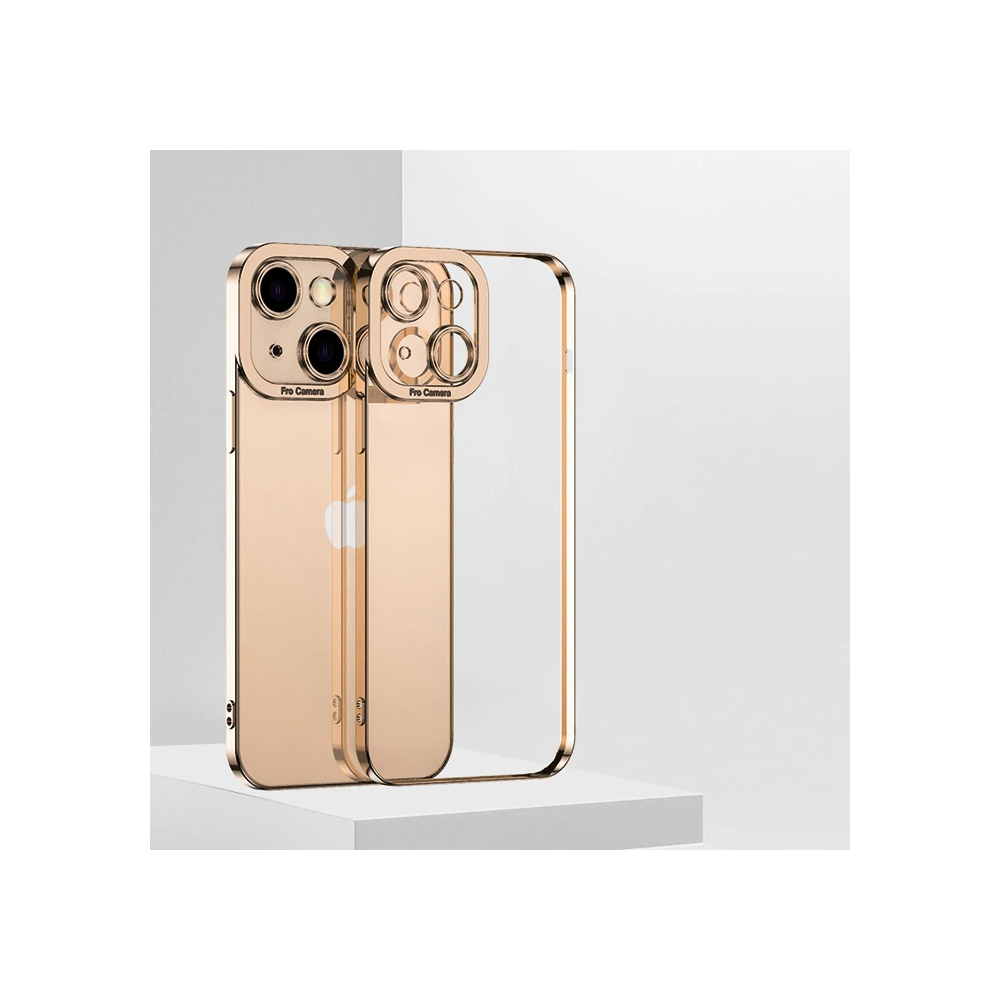 ALLY Fashion Series iPhone 13 Mini 5.4inç Kılıf Renkli Kenar Lazer Çer