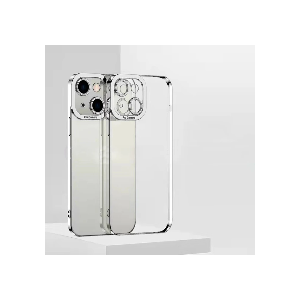 ALLY Fashion Series iPhone 13 Mini 5.4inç Kılıf Renkli Kenar Lazer Çer