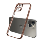 ALLY Fashion Series iPhone 13 6.1inç Kılıf Renkli Kenar Lazer Çerçevel