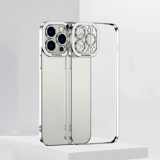 ALLY Fashion Series iPhone 12 Pro Max Kılıf Renkli Kenar Lazer Çerçeve
