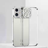 ALLY Fashion Series iPhone 12 6.1inç Kılıf Renkli Kenar Lazer Çerçevel