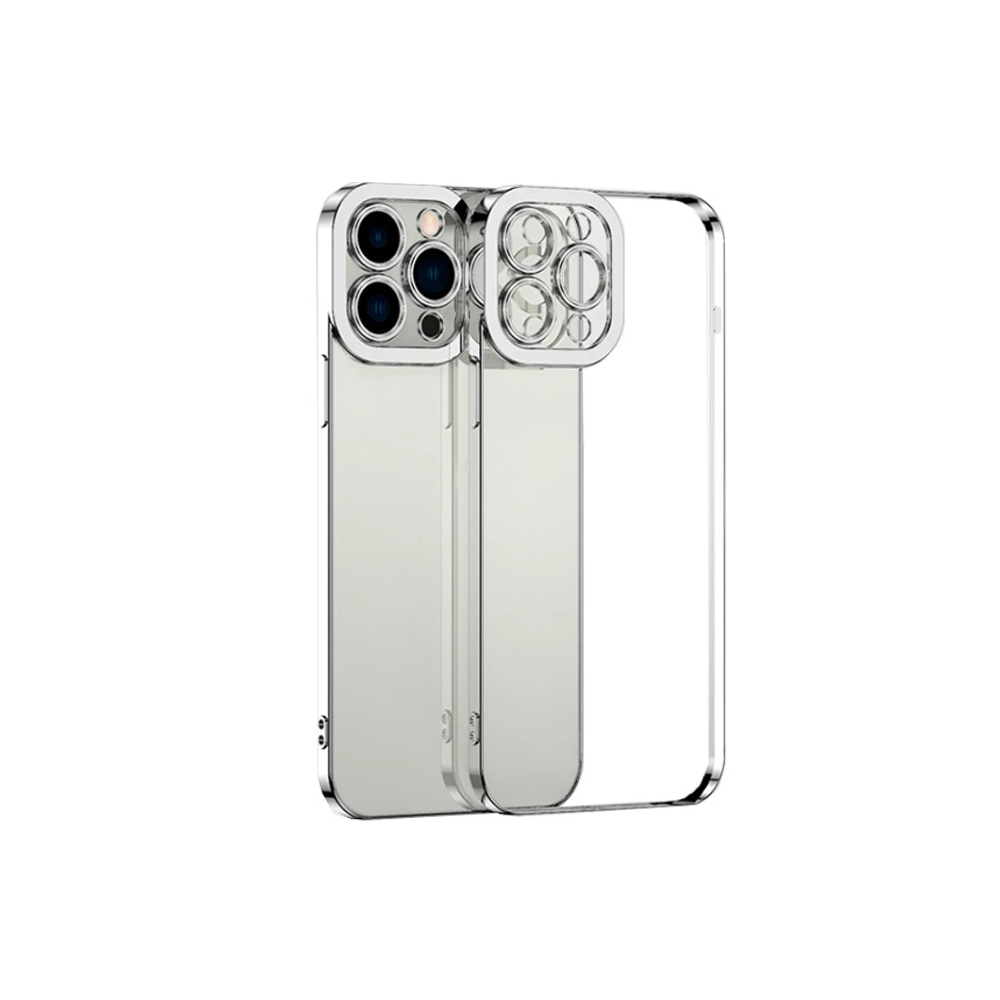 ALLY Fashion Series iPhone 11 Pro Kılıf Renkli Kenar Lazer Çerçeveli S