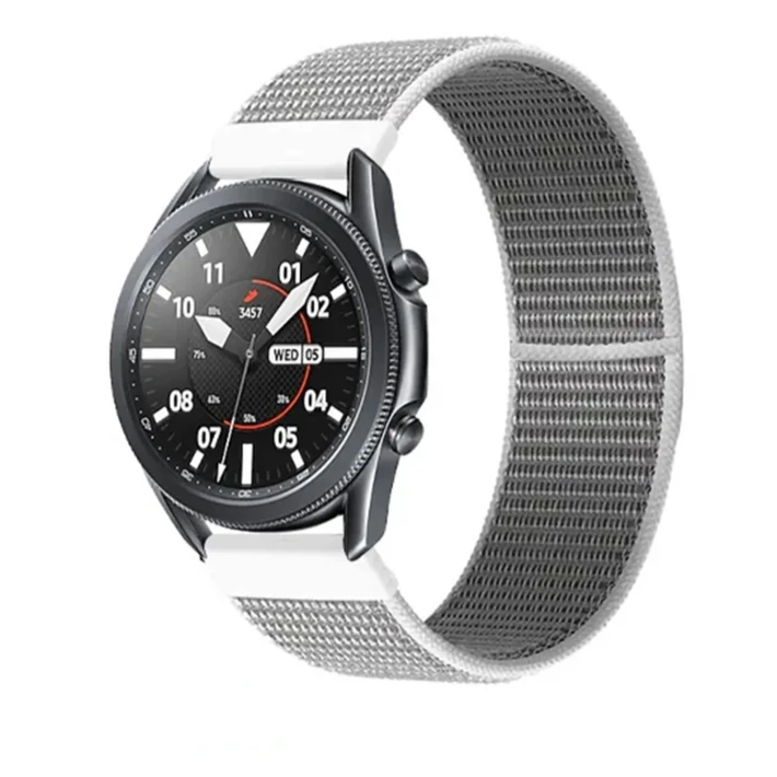 ALLY 20MM Huawei Watch Galaxy Watch Classic Kayış Kordon Nylon Loop