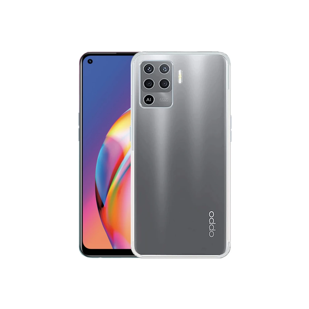 Ally OPPO F19 Pro Kılıf Kamera Korumalı Ultra İnce Şeffaf Silikon Kılı