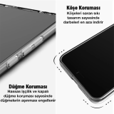 Realme C35 Kılıf Kamera Korumalı Ultra İnce Şeffaf Silikon Kılıf