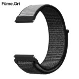 ALLY 20MM Huawei Watch Galaxy Watch Classic Kayış Kordon Nylon Loop
