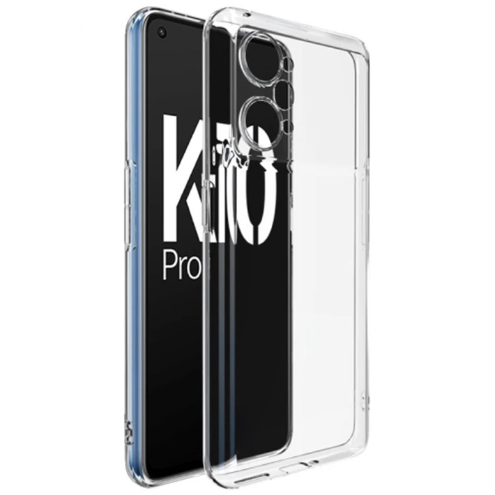 Ally OPPO K10 Pro 5G Kılıf Kamera Korumalı Ultra İnce Şeffaf Silikon K