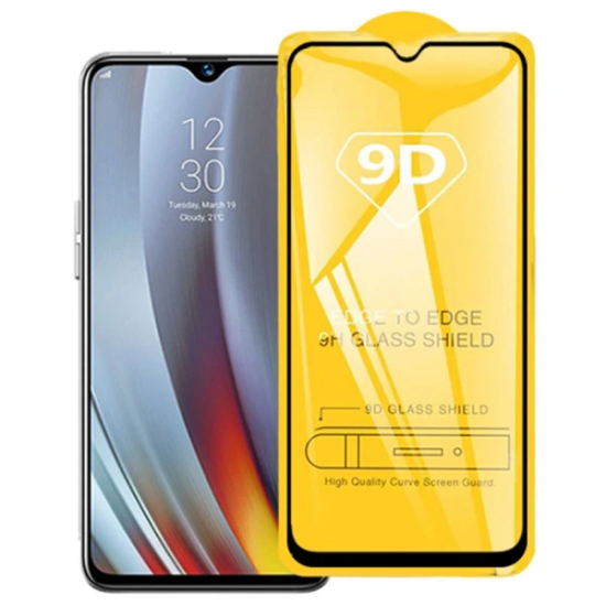 ALLY OPPO Realme 6 Pro 9D Full Glue Tempered Cam Ekran Koruyucu