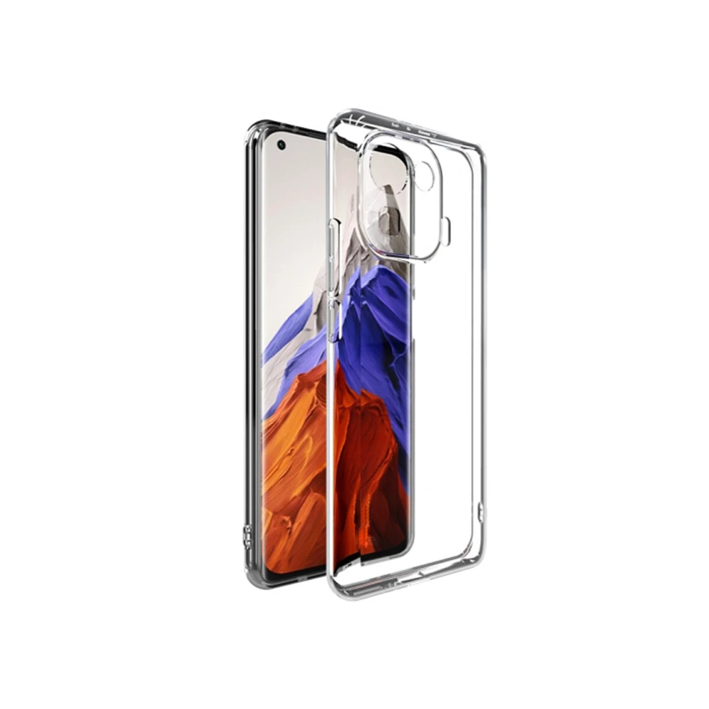 Ally Xiaomi Mi 11 Pro Kılıf Kamera Korumalı Ultra İnce Şeffaf Silikon 
