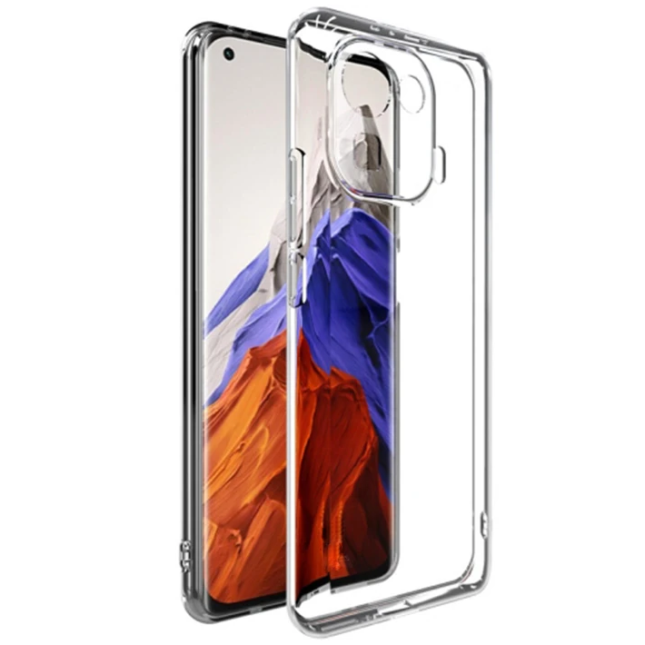 Ally Xiaomi Mi 11 Pro Kılıf Kamera Korumalı Ultra İnce Şeffaf Silikon 