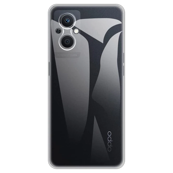 Ally OPPO A96 5G Kılıf Kamera Korumalı Ultra İnce Şeffaf Silikon Kılıf