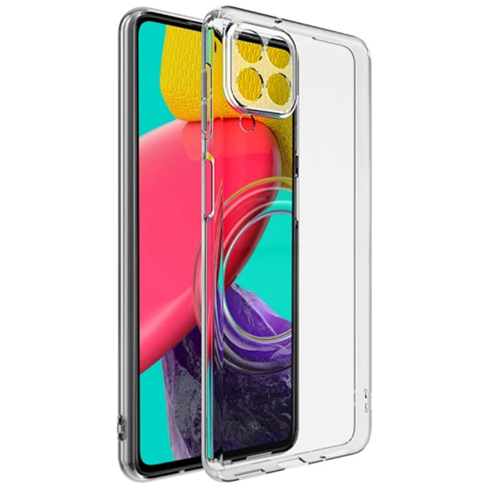 Ally SM Galaxy M53 Kılıf Kamera Korumalı Ultra İnce Şeffaf Silikon Kıl