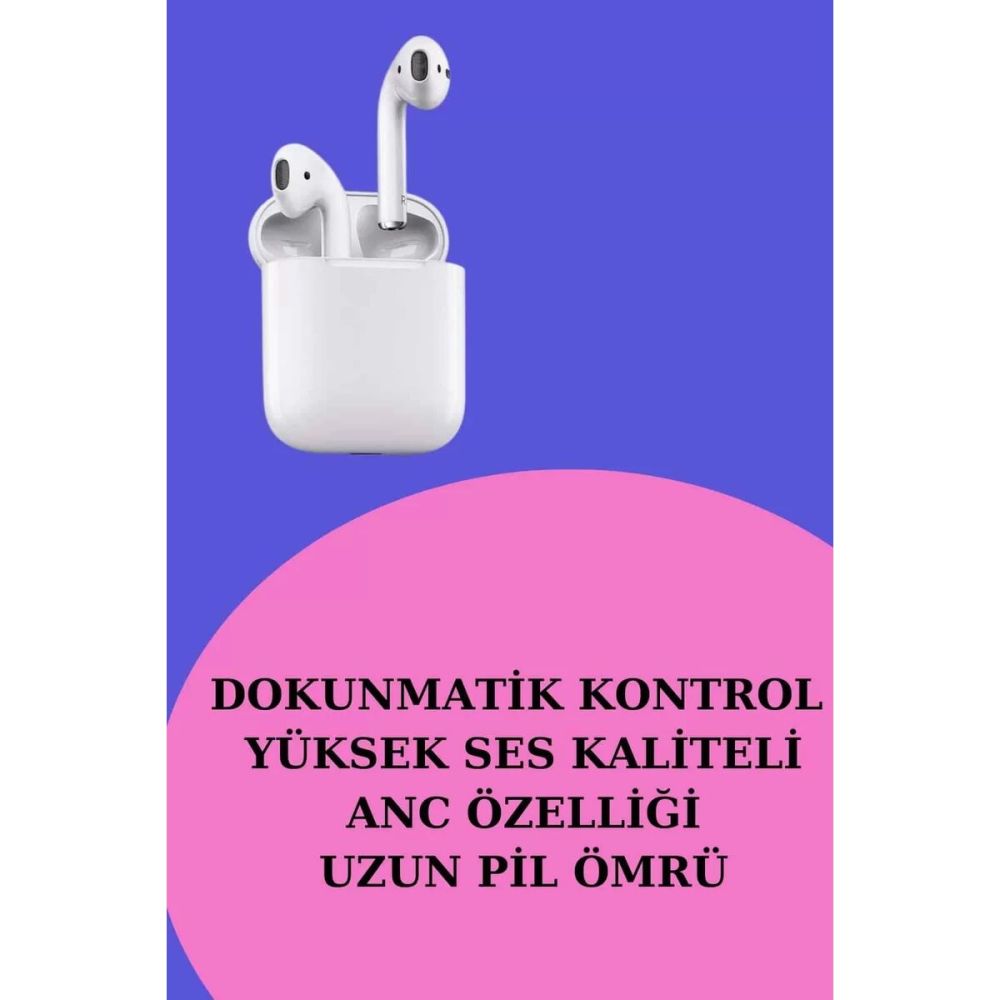 3 Kordonlu Dokunmatik Ekran Akıllı Saat ve 2.Nesil Kablosuz Bluetooth 