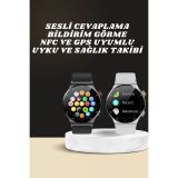 Akıllı Saat Amoled Ekran Bluetooth Bağlantılı Sesli Görüşme Nabız Ölçe