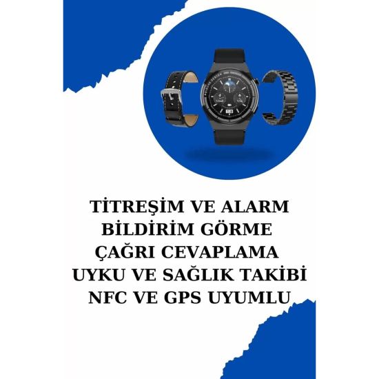 Kablosuz Bluetooth Bağlantılı Kulaklık ve Dokunmatik Ekran Akıllı Saat