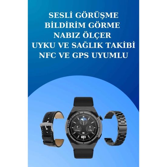 Akıllı Saat ve Kulaklık Seti Dokunmatik Ekran 5.0 Bluetooth Bağlantılı
